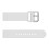 (White) 20MM Silicone Solid Color Watch Strap Compatible For Polar Ignite, etc. 4