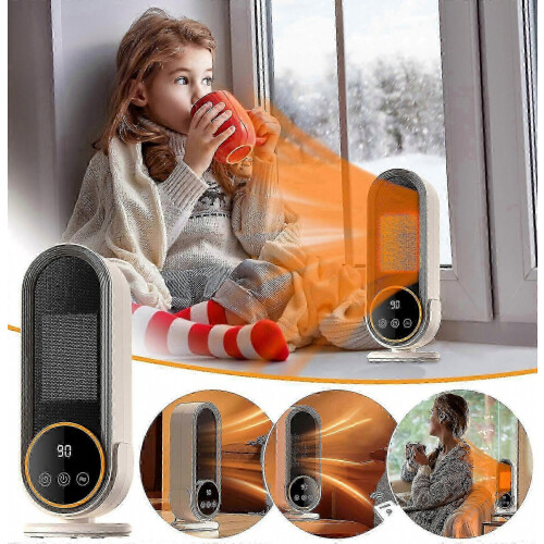 Ceramic Heater Anti-tip Power Off 220V Desktop Small Heater 1