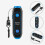 Electronic 3-Tone Whistle with Lanyard and Torchlight - Multipurpose Handheld Safety Whistle 3
