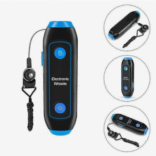 Electronic 3-Tone Whistle with Lanyard and Torchlight - Multipurpose Handheld Safety Whistle 2