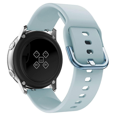 (LightBlue) 20MM Silicone Solid Color Watch Strap Compatible For Polar Ignite, etc. 2