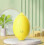 Ultra Quiet Waterproof Handheld Massager, Lemon Shaped, with 12 Adjustable Intensity Modes 2