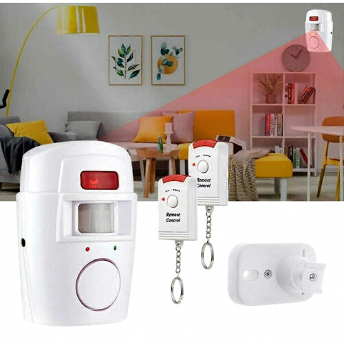 125dB Loud-Motion Sensor Alarm Easy No-Wire Installation for Window Door 1