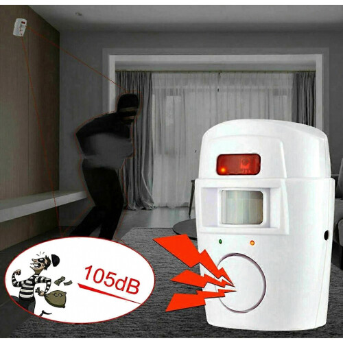 125dB Loud-Motion Sensor Alarm Easy No-Wire Installation for Window Door 2