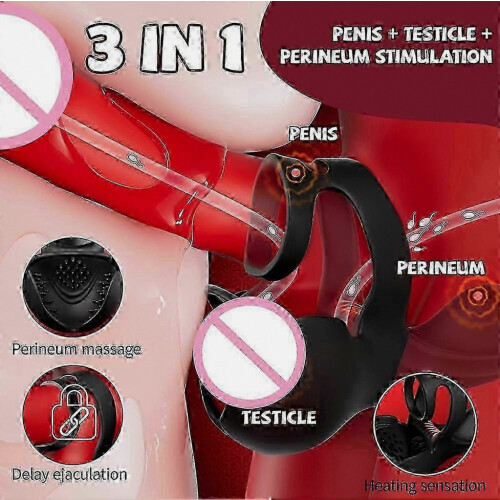 Men's Therapy Device 3-in-1 Heating Massage Performance Enhancement ydra 2