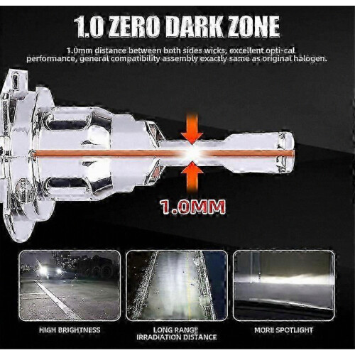 Λαμπτήρες LED 24V H7 για φορτηγά, Canbus Ready, φώτα υψηλής φωτεινότητας 100W 2