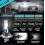 high low beam H7 LED headlight bulbs 60000lm 220w super bright 2