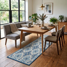 (60 X 220 cm, Luna) Luxury Printed Rugs Large Runner Rug & Door Mats