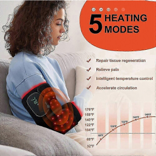 Red Light Therapy Knee Massager Wireless Rechargeable Controller, 660nm850nm Red Light Therapy 1