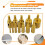 12pc Brazing Hole Opener Marble Multi-Purpose Drilling Bit Vitrified Brick Ceramic Stone Reaming Bit Set 6-35mm 9