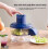 OneButton Rechargeable Wireless Fruit and Veggie Peeler, Upgraded Electric Kitchen Tool for Home Use 4