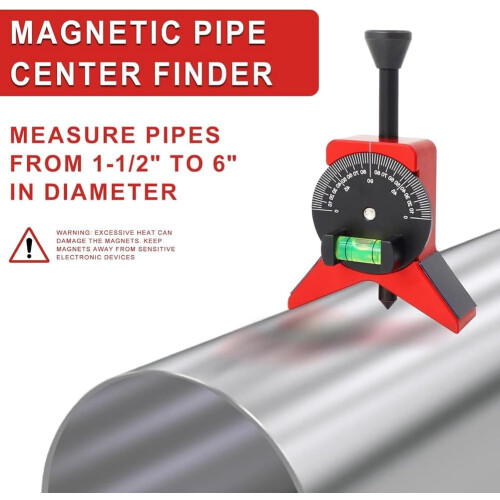 Pipe Centring Finder, Pipe Laying Tool with Magnetic Centring Head, Pipe Laying Tool 2.75 Y Shape with Adjustable Ref: 3533 2