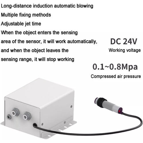 AntiStatic Ionizing Air Gun  Static Eliminator with Automatic Induction Blowing Device, Adjustable Blowing Time for Industrial Static Removal 1