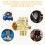 3Way Brass Air Compressor Check Valve with Male Thread 20 x 16 x 10 mm, Replacement Part for Compressor 3