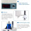 Homogenizer, emulsifier dispersion mixer, speed homogenizer, disperser with two working heads 4