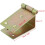sourcingmap Wood Box Toolbox Door Yellow Zinc Plated Right Angle Hinge 3