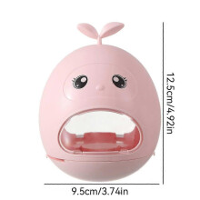 Pink Interactive Slow Feeder - Gravity Wobble Adjustable Hole Pet Toy