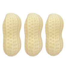 (Milky flavored) Dog Squeaky Toy Eco-Friendly Latex Durable Simulation Milk Scent Peanut Corn Shape Pet Interactive Training Toy