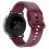 (WineRed) 20MM Silicone Solid Color Watch Strap Compatible For Polar Ignite, etc. 1