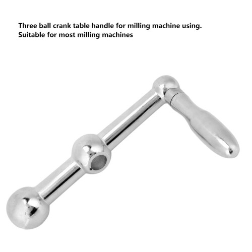 D26 16 mm Ball Crank Handle, 16 mm Milling Machine Handle, 16 mm Inner Hole Diameter Milling Machine Ball Table Handle 1