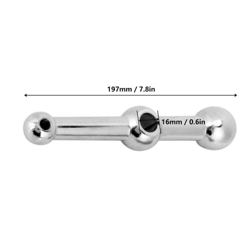 D26 16 mm Ball Crank Handle, 16 mm Milling Machine Handle, 16 mm Inner Hole Diameter Milling Machine Ball Table Handle 2