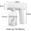 Nano Atomization Disinfectant Spray Gun, Wireless Blue Light Steam Sterilization Mist Machine (White) 5