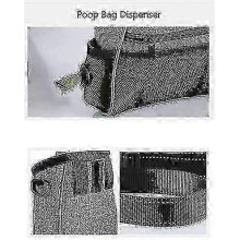 Adjustable Dog Training Treat Pouch with Waist Belt and Shoulder Strap, Includes Poop Bag Dispenser