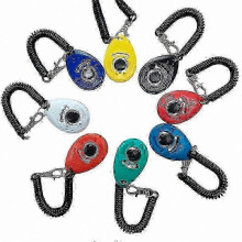 (Dark Blue) Pet Training Clicker for Dogs - Long-Lasting Obedience Training Accessory Tool