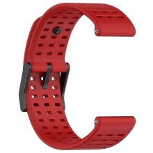 (Red) Sport Strap For Suunto Vertical/9 Peak Pro/9 Peak/5 Peak,22mm Silicone Watch Bandsish-hy