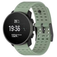 (Light Green) Sport Strap For Suunto Vertical/9 Peak Pro/9 Peak/5 Peak,22mm Silicone Watch Bandsish-hy