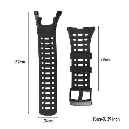 Rubber Watch Replacement Band Strap for Suunto Ambit 3 Peak / Ambit 2 1