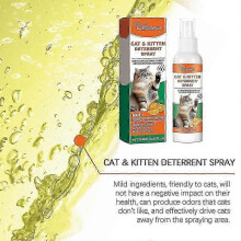 (3) 1-5x 100ml Cat Deterrent Spray Natural Scratching Cats Anti Scratch Spray No Stimulation Orange Fragrance Sofa Furniture Protectors