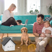 Bark Box,Enhanced Version Dog Barking Control Devices,Anti Barking Device 55 Ft,3-Frequency Ultrasonic Dog Bark Deterrent,Safe for Pets and People, Wa