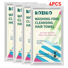 8pcs Scalp Cleansing No-Rinse Hair Towel Set. Scalp Care, Waterless Hair Washing Towel, Specially Designed for Oily