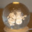 Premier 10cm USB Powered Etched Santa & Snowman Christmas Light up Globe 3