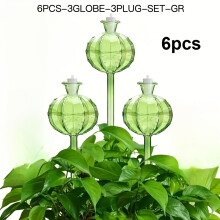 Juego de globos de autorriego de Cactus, dispositivos de riego de plástico reutilizables para plantas en macetas de