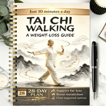 Tai Chi Walking for Weight Loss: 28-Day Progressive Plan for Seniors | Gentle Daily Walking / Joint-Friendly / Low-Impac