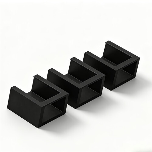 (2pc) Plastic Wall-Mounted Bracket (Double-Sided Tape Not Included) , Sturdy And Durable, Space-Saving Compact Mount, Easy 2