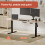 AREBOS AREBOS Electric Height Adjustable Desk Frame | Dual Motor | Memory | LCD Display | Black 6
