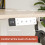 AREBOS AREBOS Electric Height-Adjustable Desk Frame | Dual Motor | Memory | LCD Display | White 5