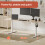 AREBOS AREBOS Electric Height-Adjustable Desk Frame | Dual Motor | Memory | LCD Display | White 6