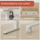 AREBOS AREBOS Electric Height-Adjustable Desk Frame | Dual Motor | Memory | LCD Display | White 9