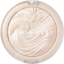 MUA Makeup Academy Shimmer Highlighter Powder, Peach Diamond - Highly Pigmented Glow Finish, 8 g