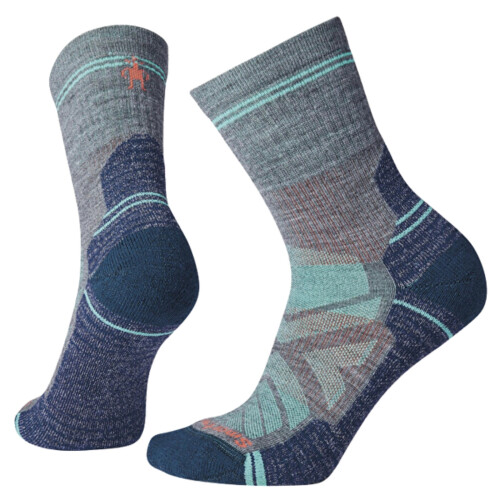 Smartwool (S, Medium Grey) Smartwool Womens Hike Light Cushion Mid Walking Crew Socks