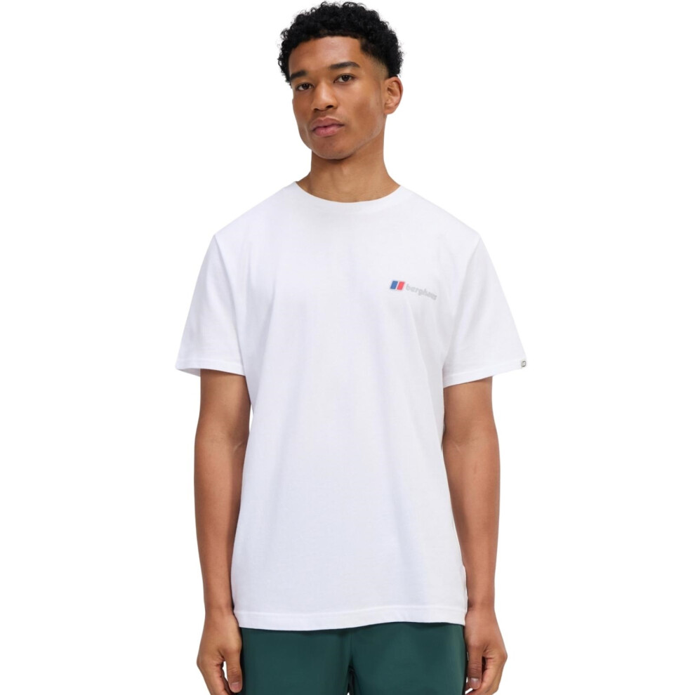 Berghaus Men's White Classic Logo T-Shirt - Image 2
