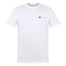 (S, Pure White) Berghaus Mens Front & Back Short Sleeve T-Shirt