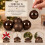 10 Espresso Brown Glass Baubles Christmas 8