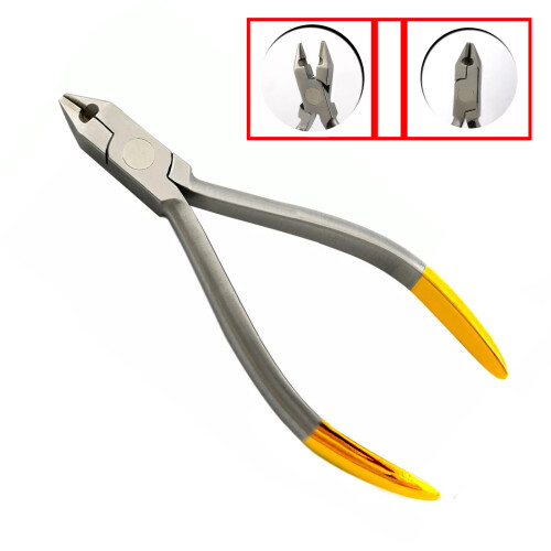 Dental Orthodontic Bird Beak Plier With Cutter TC