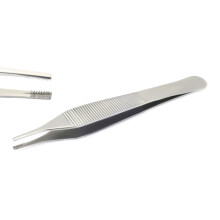 Dental Adson Brown Tweezer 12cm Serrated Surgical Dressing Forceps
