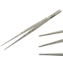 Semken Tweezers Straight Dental Cotton Dressing Forceps